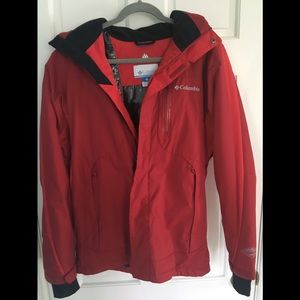 Red Columbia Men’s Omni-Tech Winter Jacket